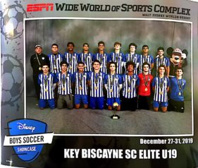 U19 Elite Boys — Champions at Disney Showcase